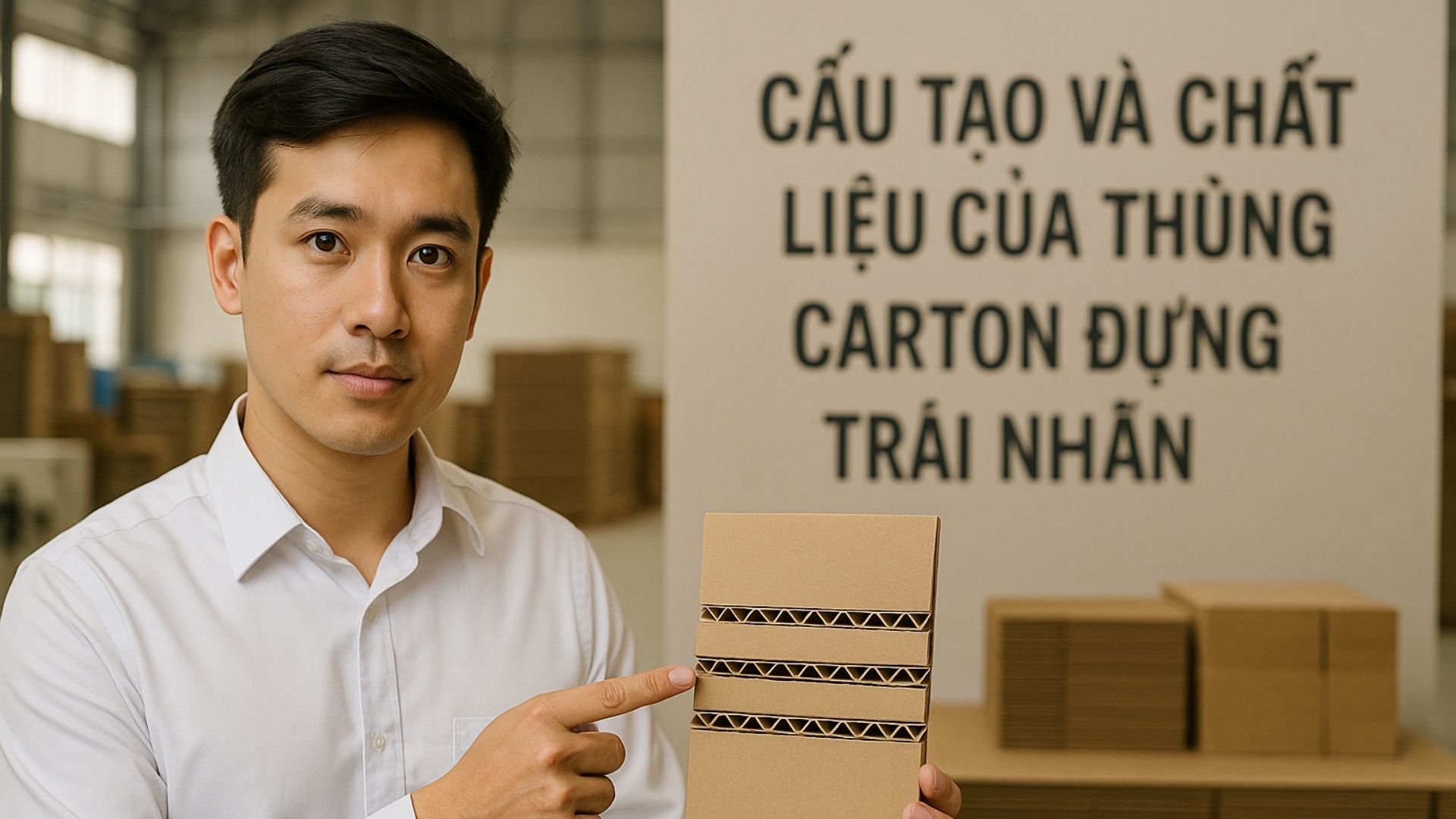 Thùng đựng nhãn xuất khẩu cần được làm từ giấy cartond định lượng cao - Hình minh họa