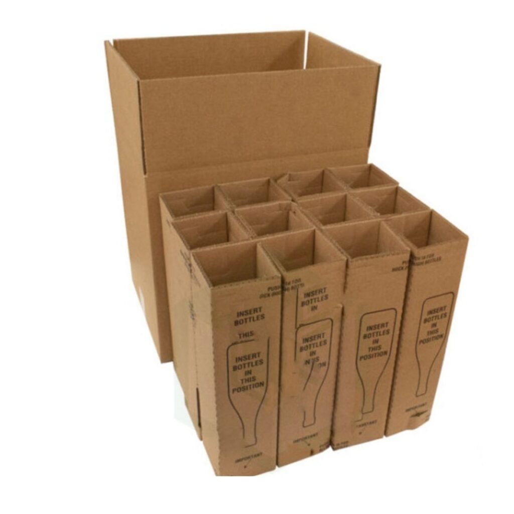 Hình ảnh thùng carton đựng rượu