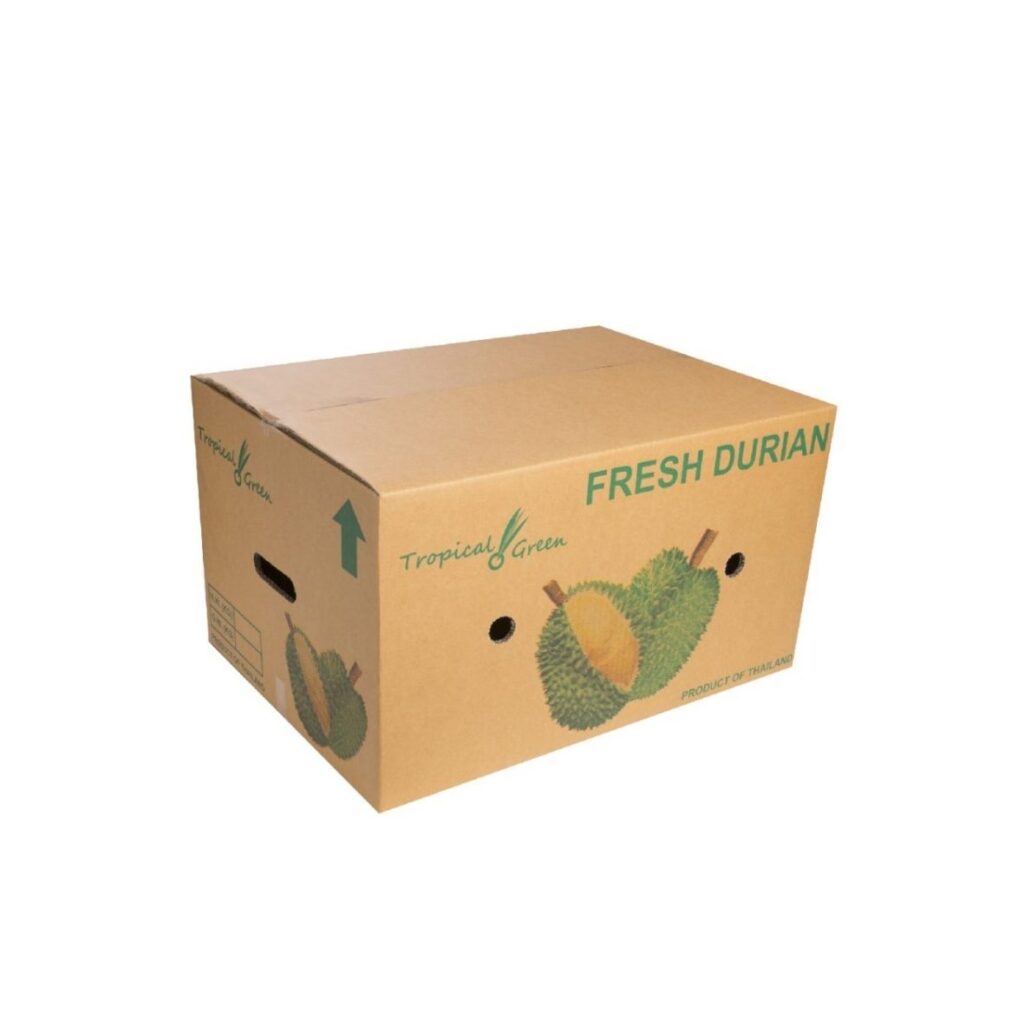 Hình ảnh thùng carton đựng sầu riêng