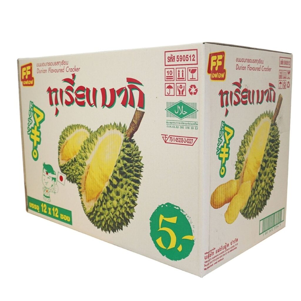 Hình ảnh thùng carton đựng sầu riêng