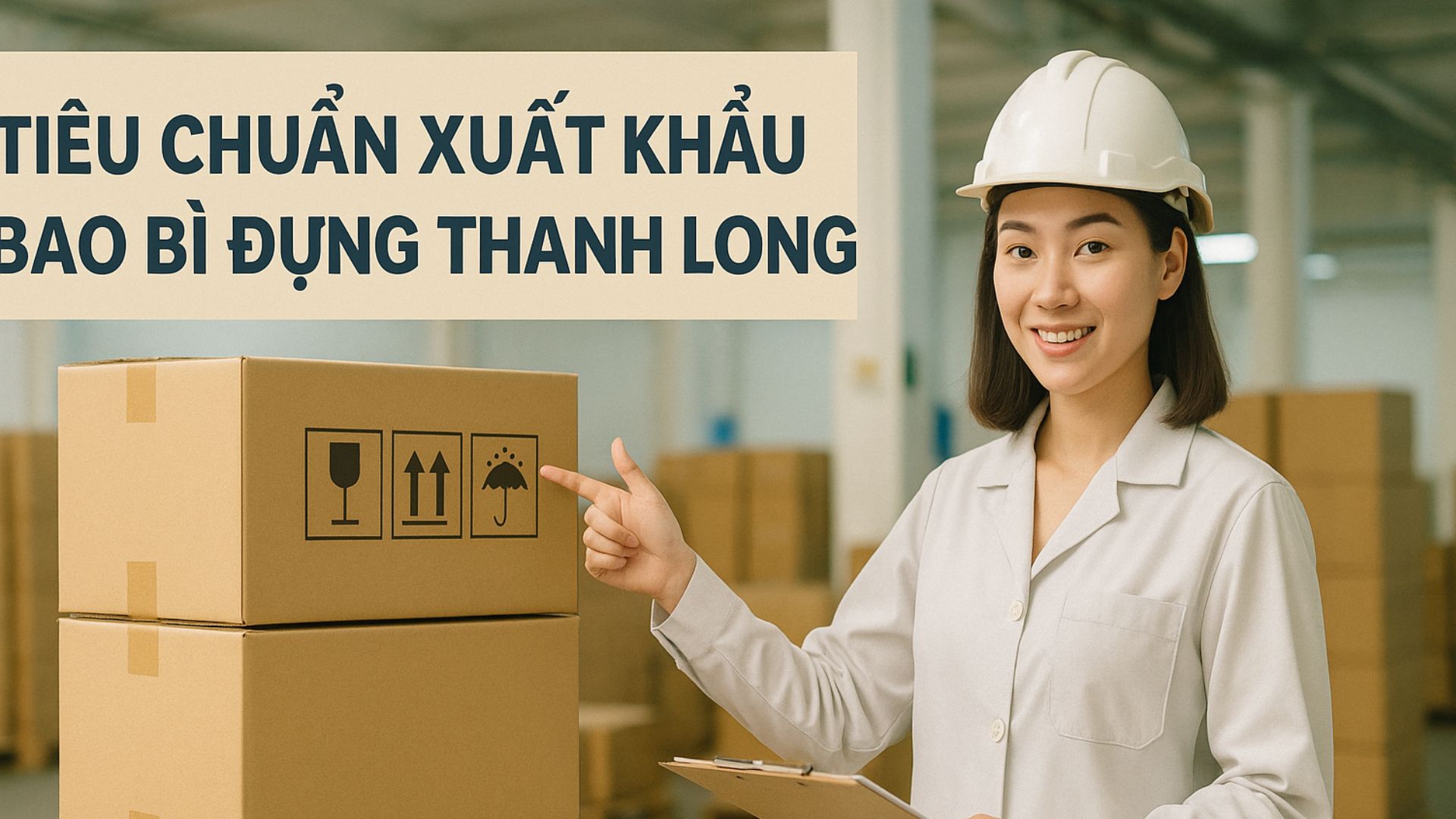 Tiêu chuẩn in bao bì đựng thanh long xuất khẩu - Hình minh họa
