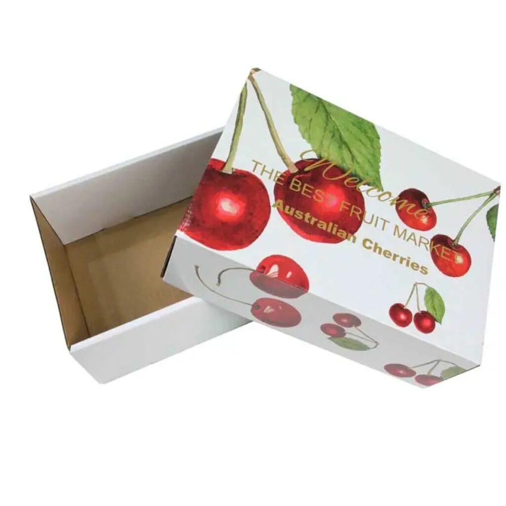 Hình ảnh thùng carton đựng trái cây