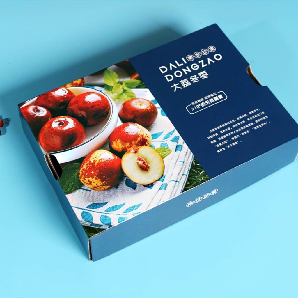 Hình ảnh thùng carton đựng trái cây