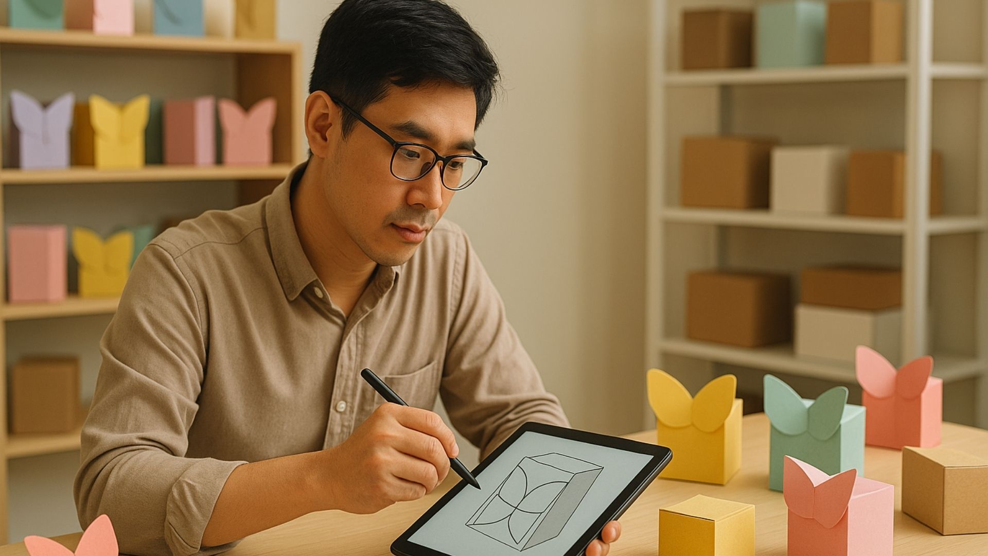 Mẹo thiết kế hộp cánh bướm thu hút khách hàng - Hình minh họa