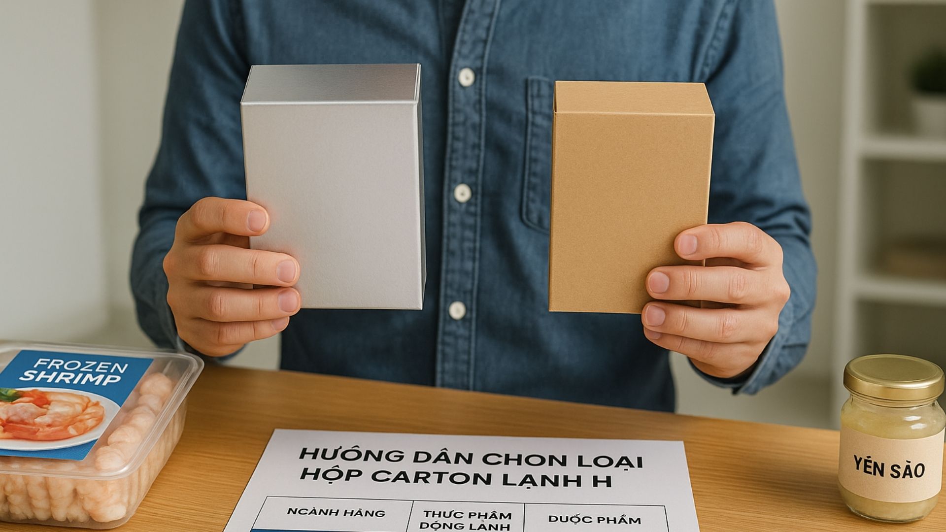 Hướng dẫn chọn mua hộp giấy phù hợp – Hình minh hoạ