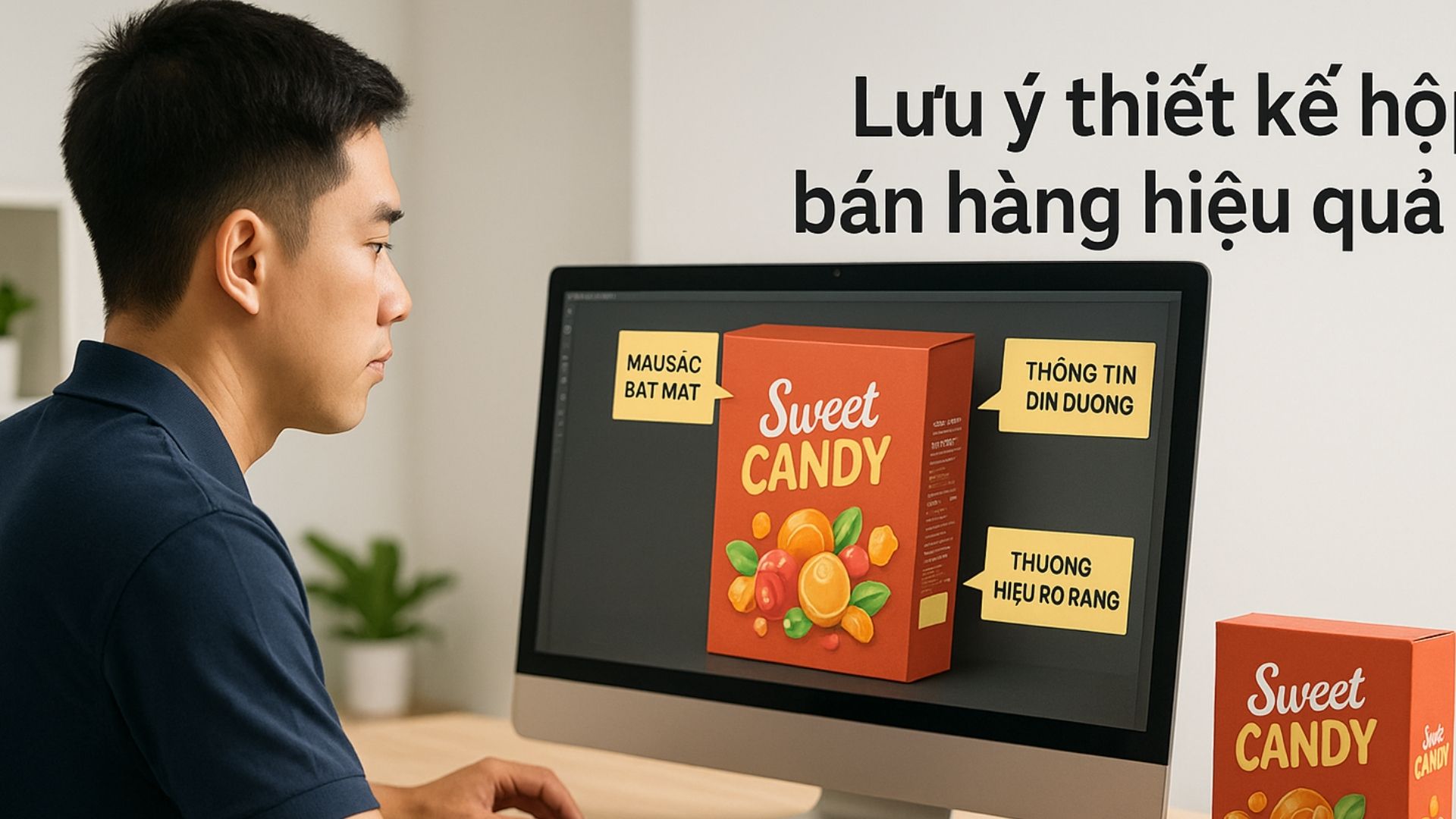 Lưu ý khi thiết kế hộp giấy đựng bánh kẹo để bán hàng hiệu quả – Hình minh hoạ