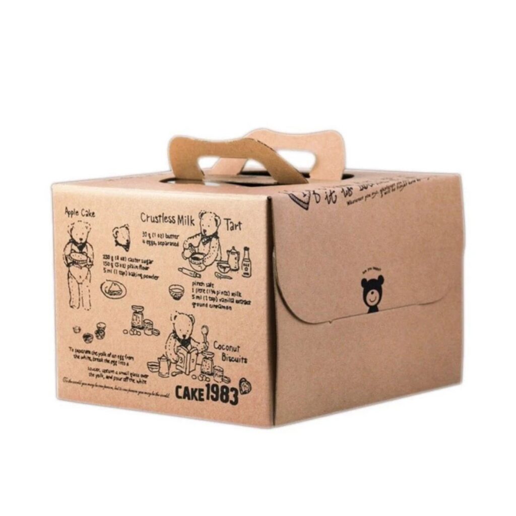 Mẫu hộp giấy đựng bánh kẹo