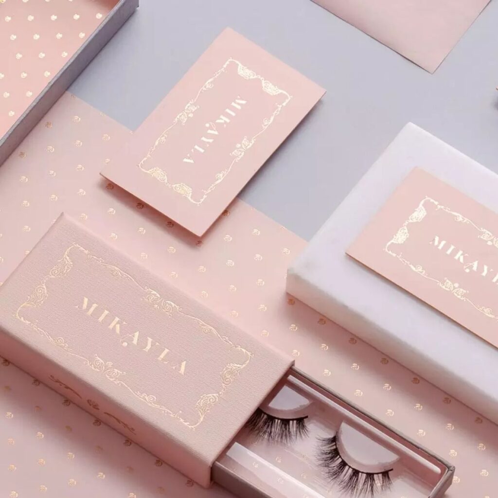 Mẫu hộp giấy đựng mi