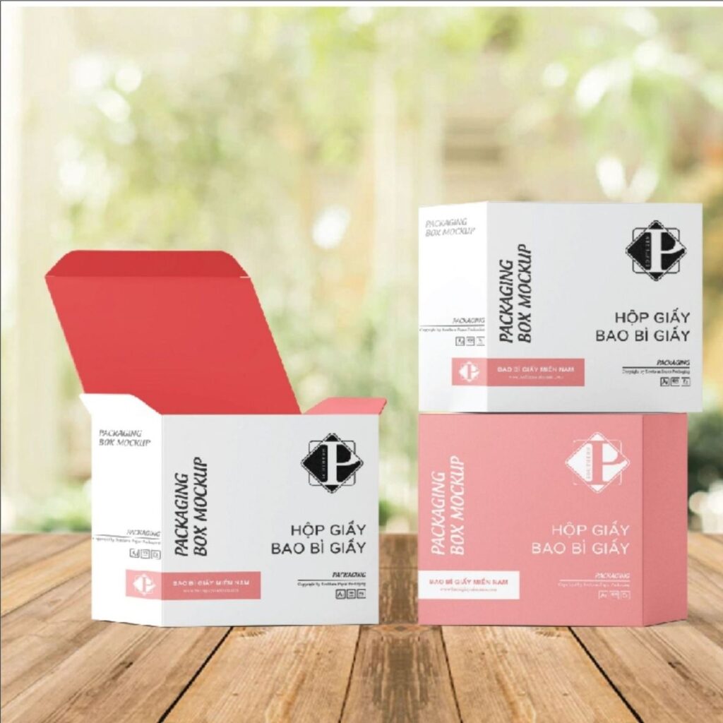 Mẫu hộp giấy ivory