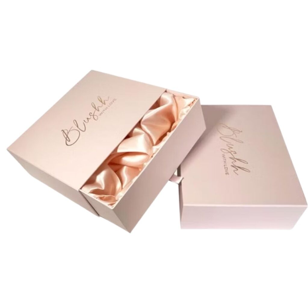 Mẫu hộp xi lót lụa