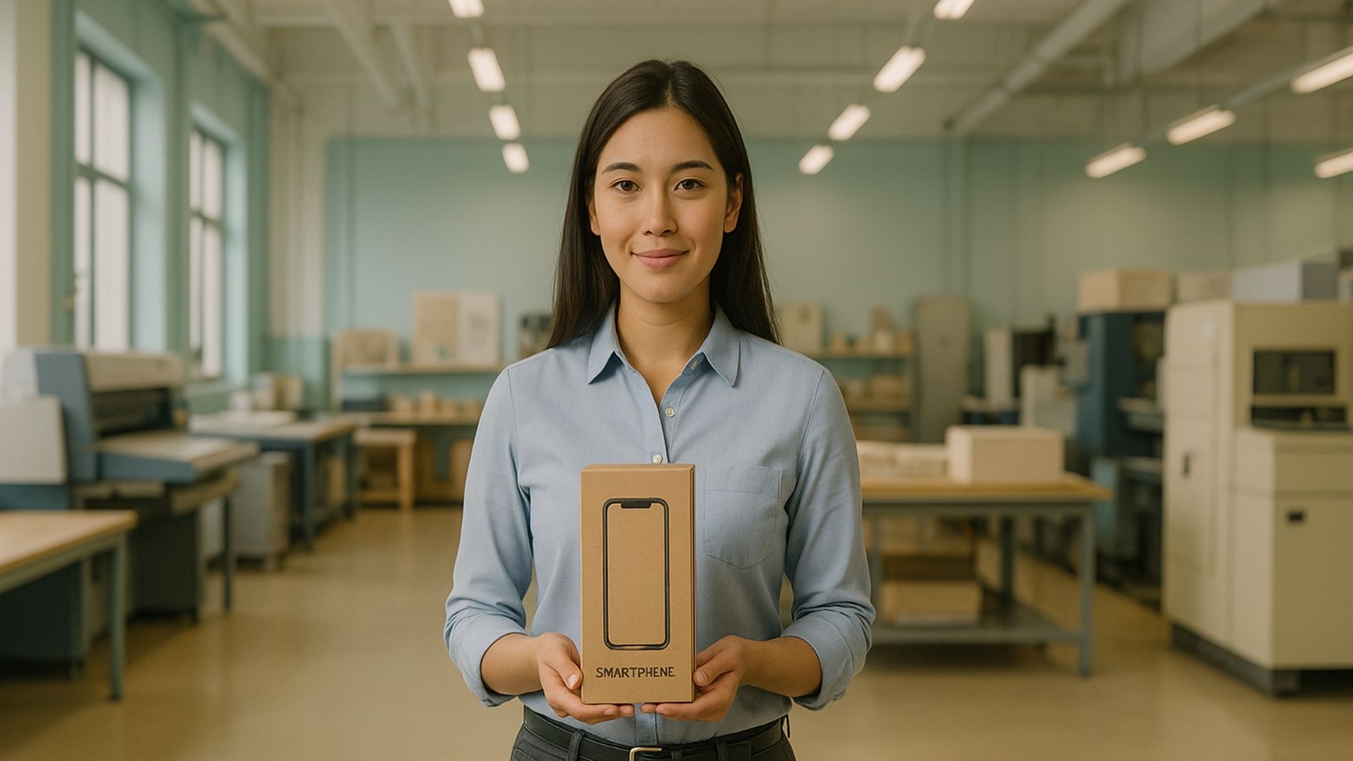 Dịch vụ sản xuất hộp giấy đựng điện thoại tại Inviva - Hình minh hoạ