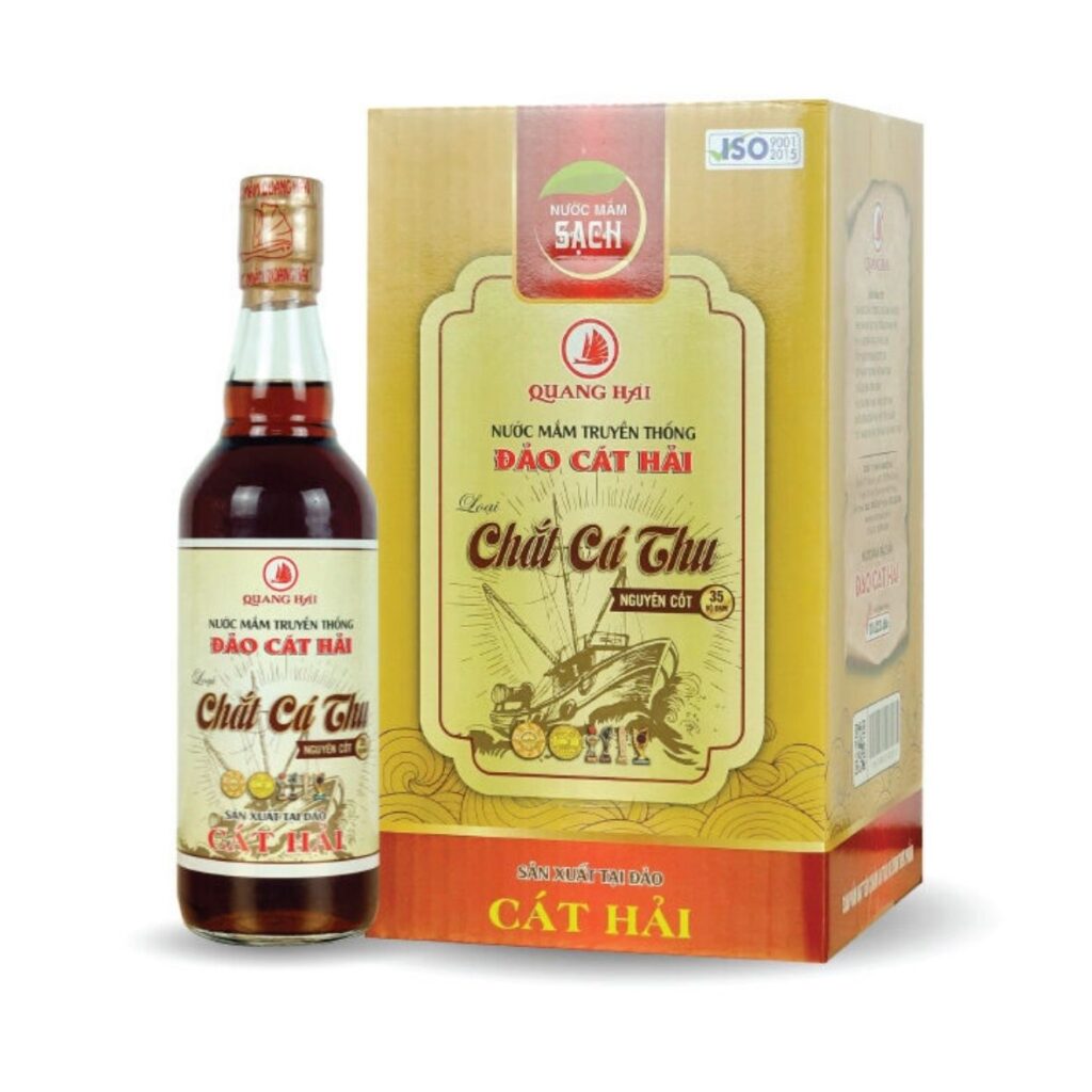 Mẫu in hộp giấy đựng nước mắm