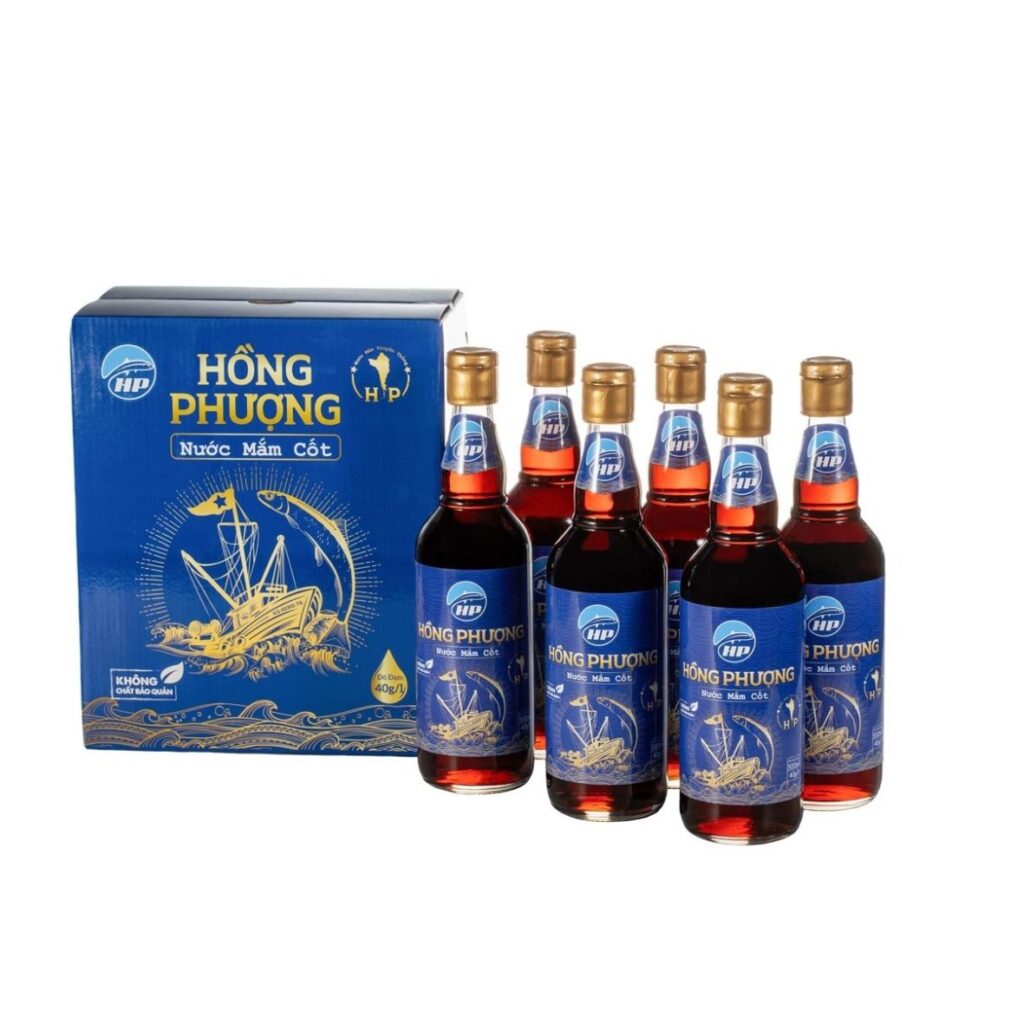 Mẫu in hộp giấy đựng nước mắm