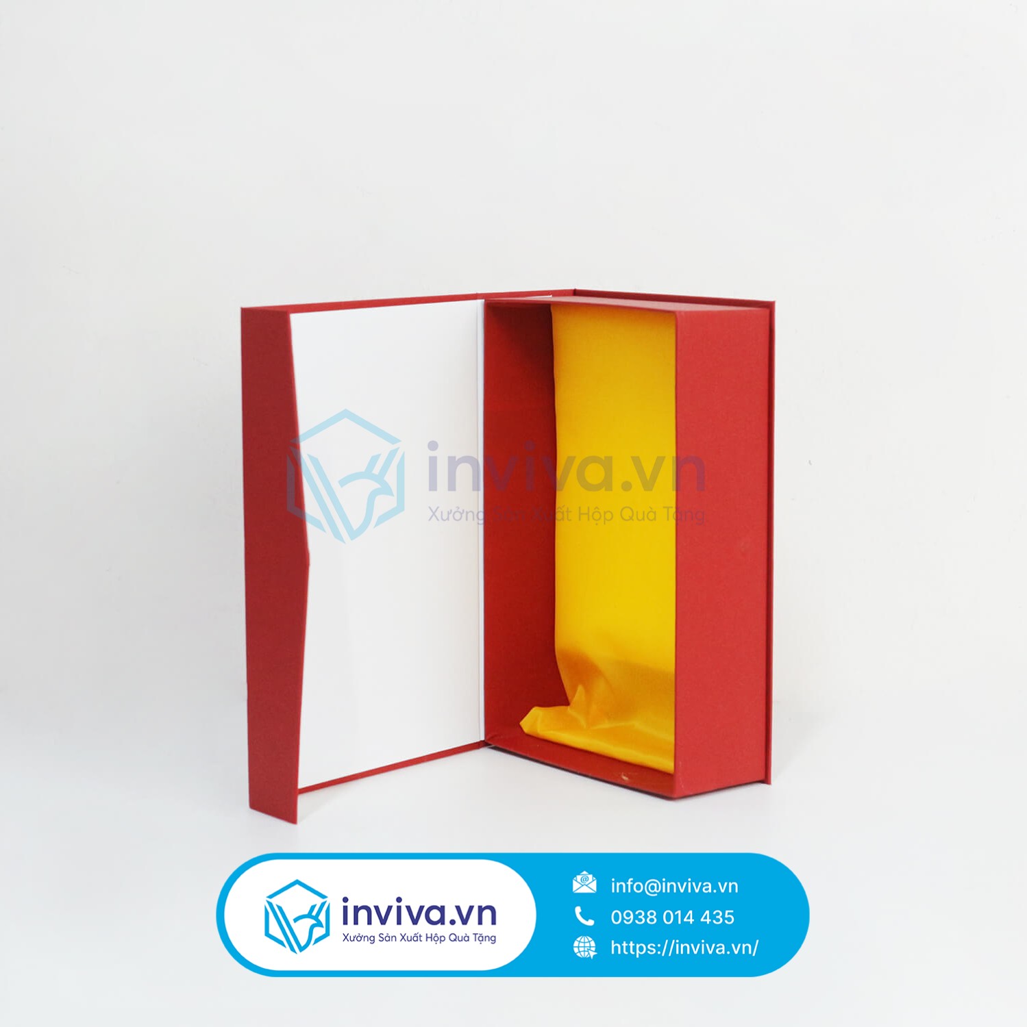 Mẫu hộp cứng nam châm cao cấp đựng kỷ niệm chương do In Viva sản xuất Mẫu hộp cứng nam châm cao cấp đựng kỷ niệm chương do In Viva sản xuất