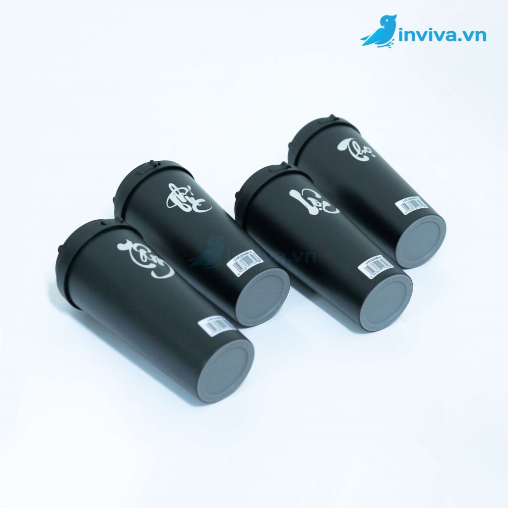 Mẫu in chữ lên ly giữ nhiệt tại In Viva