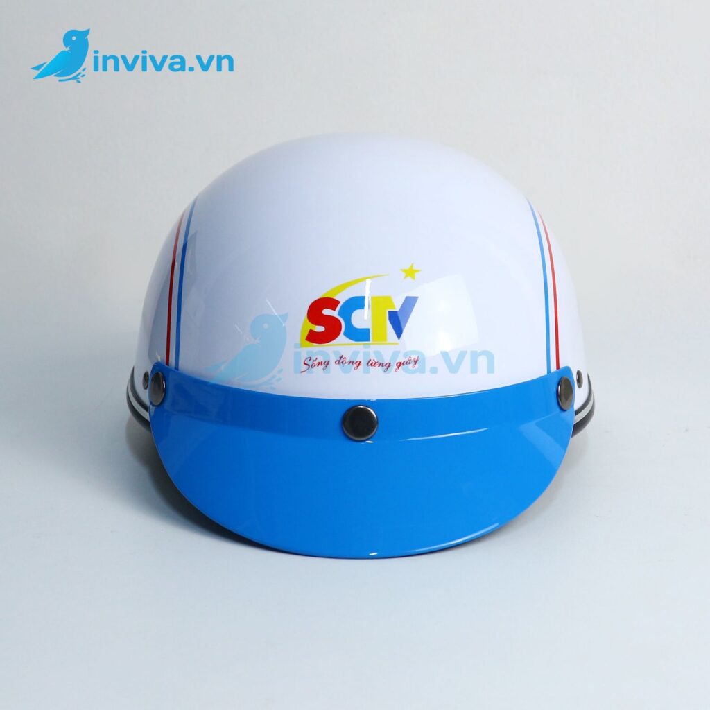 Nón bảo hiểm in logo SCTV