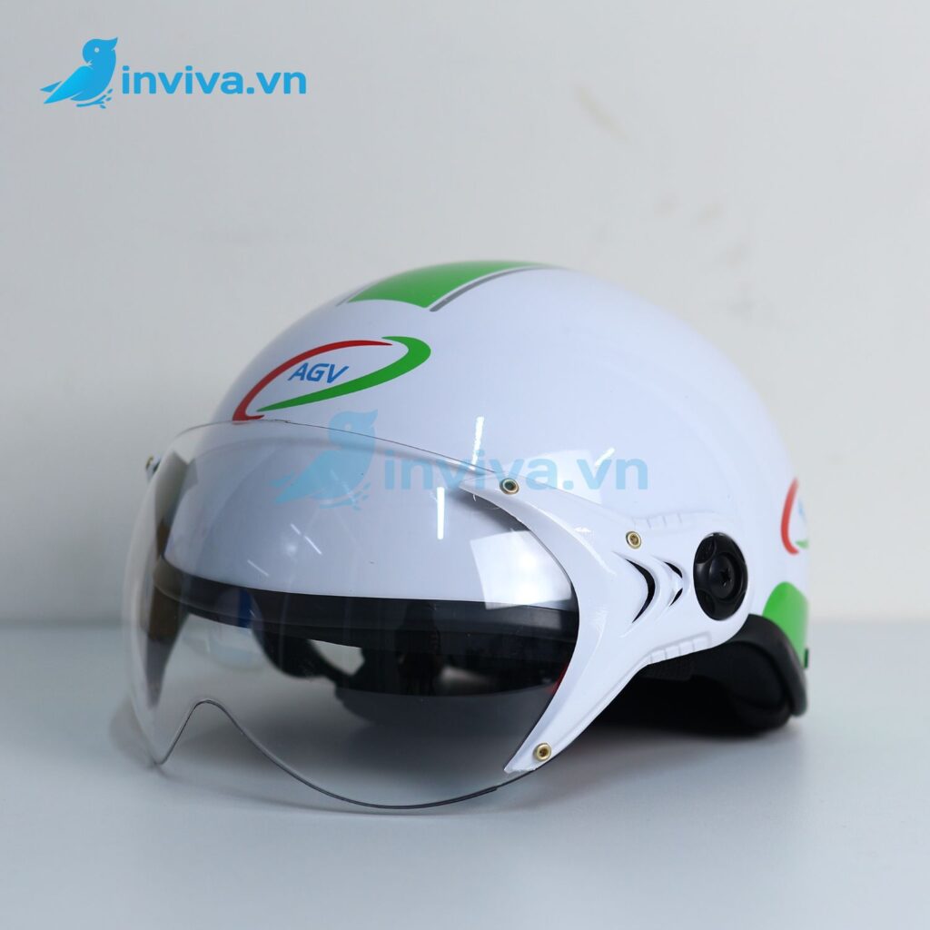 Công nghệ in logo mũ bảo hiểm hiện đại