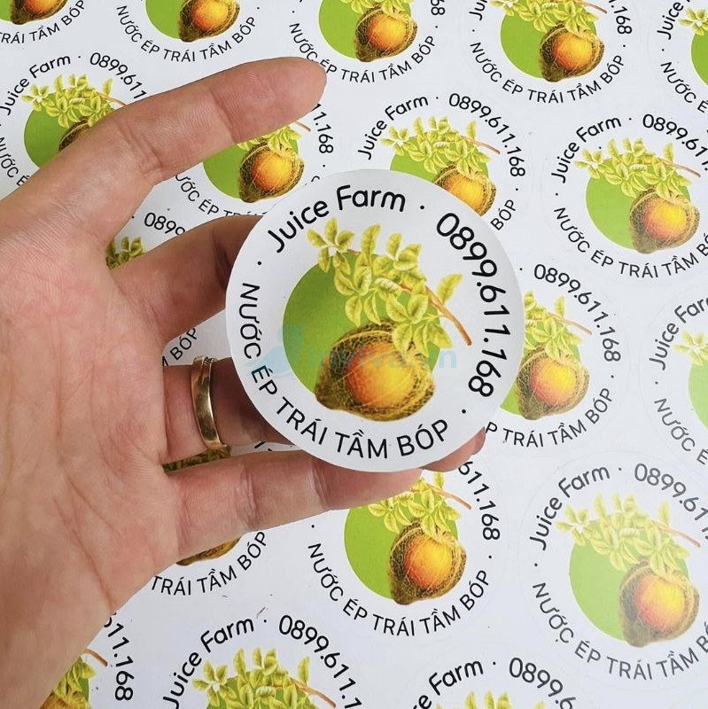 Xưởng in tem nhãn giá rẻ, lấy ngay từ 150đ/tem - Miễn phí thiết kế khi in ấn tem nhãn từ 1.000