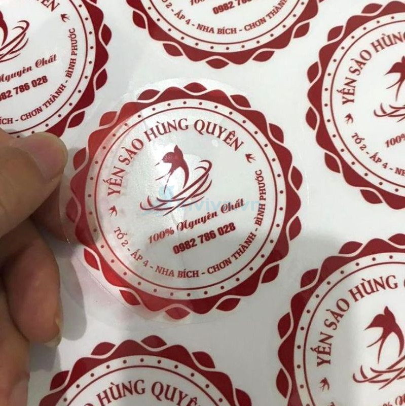 Xưởng in tem nhãn giá rẻ, lấy ngay từ 150đ/tem - Miễn phí thiết kế khi in ấn tem nhãn từ 1.000