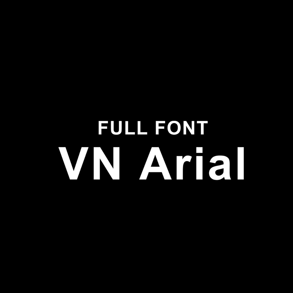 Arial download font chuyên dùng cho thiết kế và in ấn