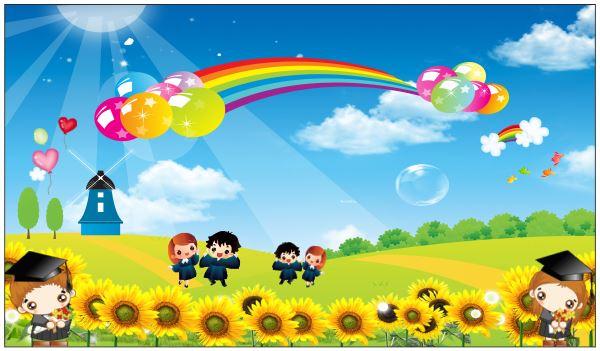 Phông nền họp lớp cấp 2, 3