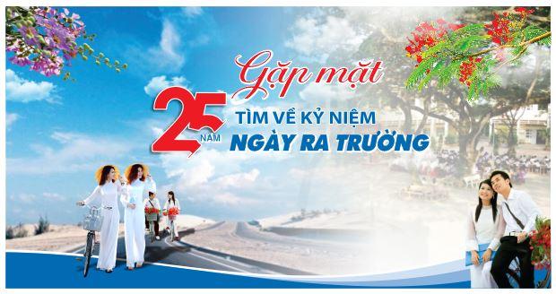 Phông nền họp lớp kỉ niệm 25 năm