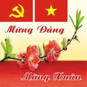 background mừng đảng mừng xuân