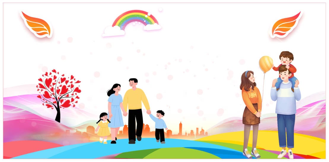 Mẫu backdrop ngày hội gia đình đa dạng phong cách, dễ lựa chọn theo chủ đề