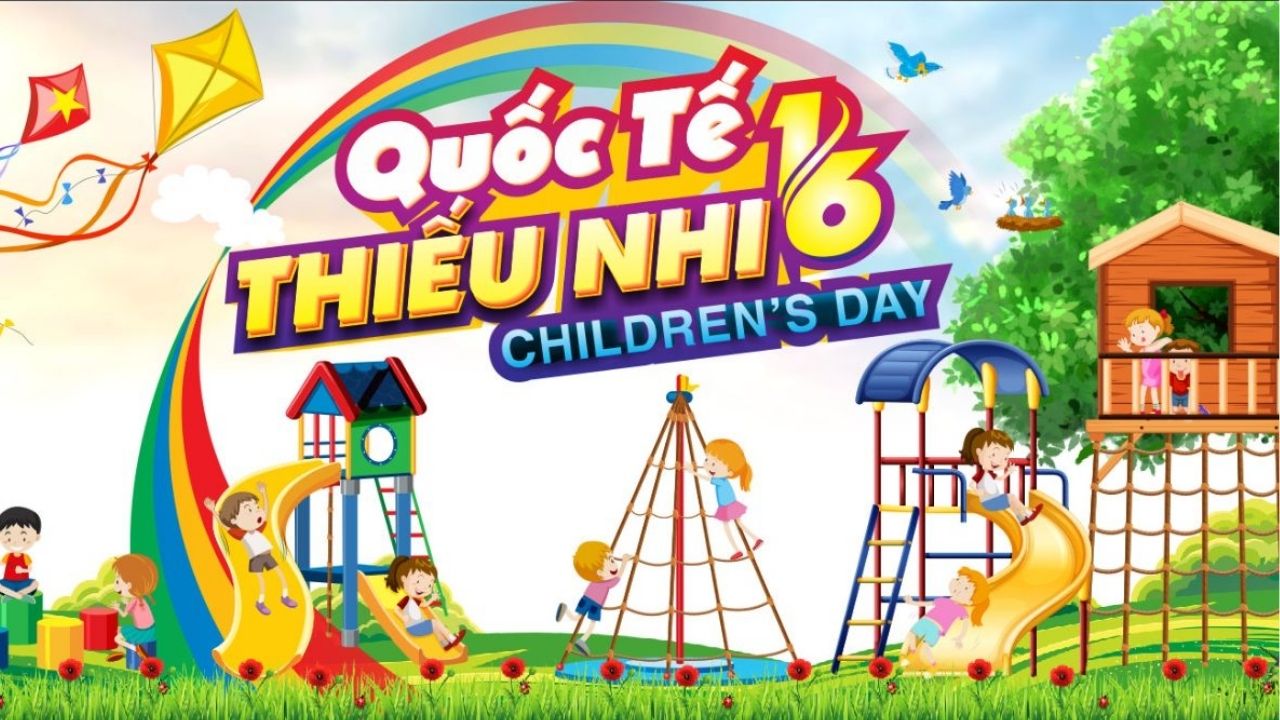Mẫu background tết thiếu nhi 9