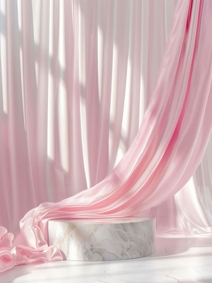 Background chụp sản phẩm hiệu ứng mặt nước màu hồng nữ tính