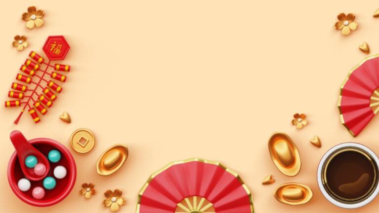 Mẫu background tết màu vàng 5