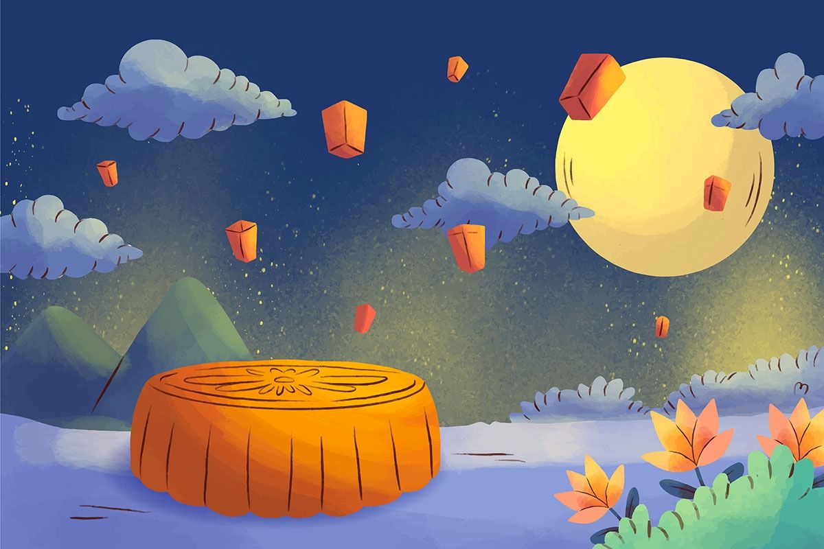 Phông nền background trung thu đẹp 11