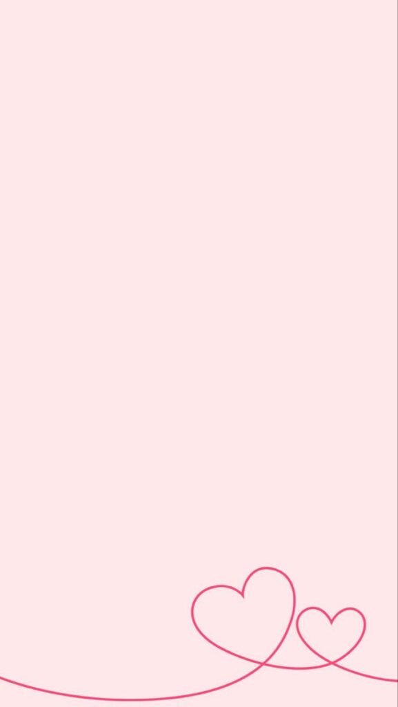 Background Valentine màu hồng pastel phong cách tối giản tinh tế