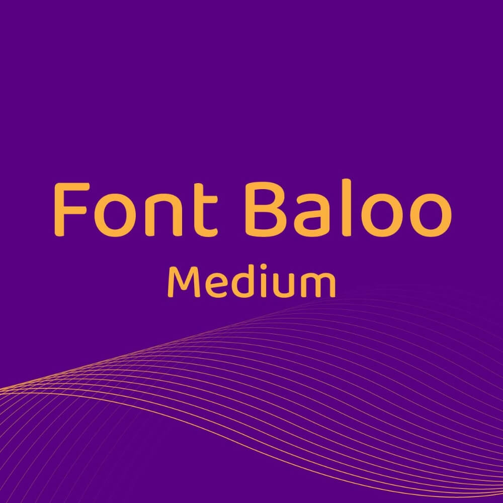 Phông chữ Baloo lựa chọn hoàn hảo để thiết kế bao bì đồ chơi và sách thiếu nhi