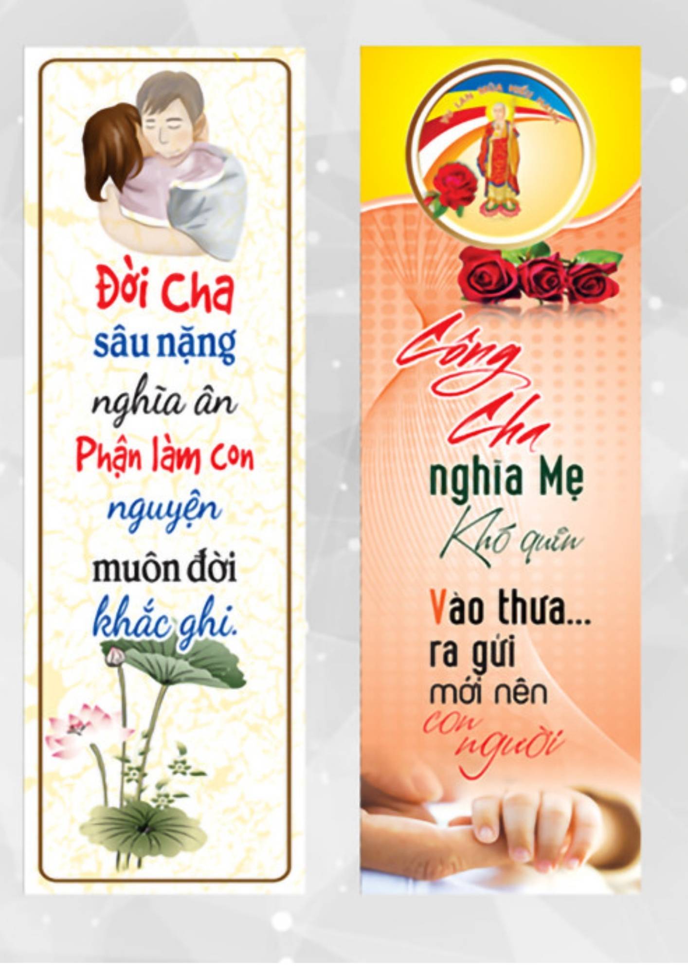 Mẫu băng rôn cho dịp vu lan báo hiếu 3