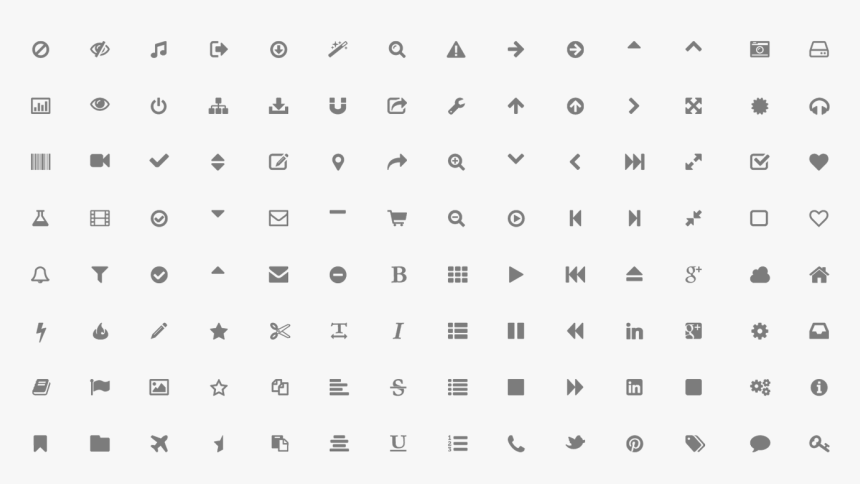 Bộ awesome icons đa dạng cho thiết kế phần mềm