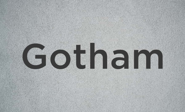 Download font Gotham trọn bộ đầy đủ phiên bản mới nhất
