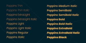 font poppins việt hóa