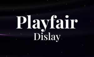 Tải font Playfair Display việt hóa miễn phí
