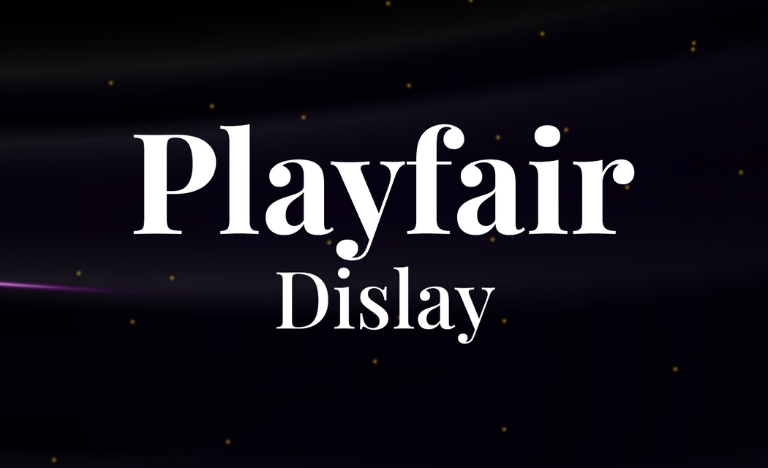 Tải font Playfair Display việt hóa miễn phí