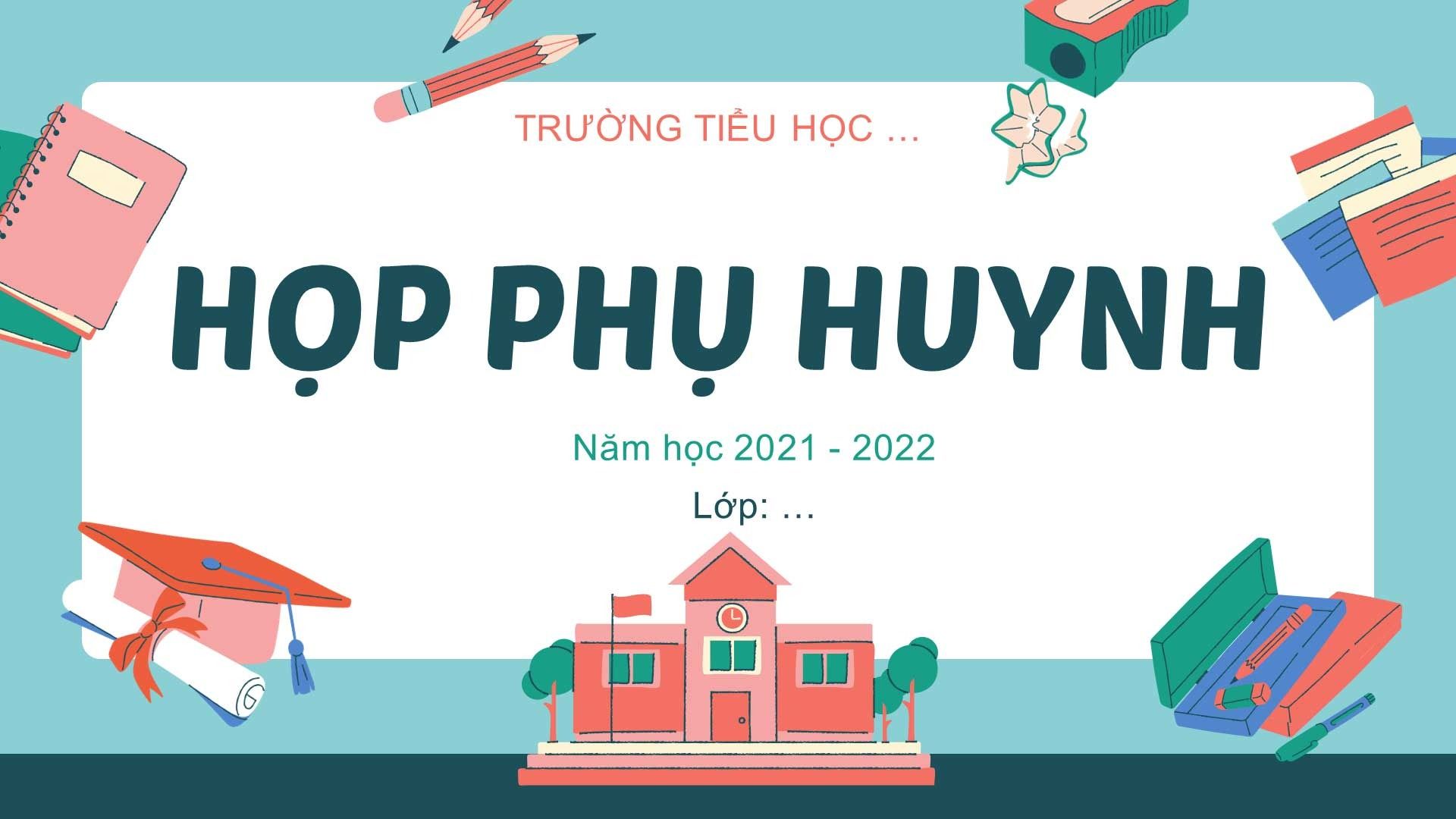 phông nền họp phụ huynh cấp tiểu học