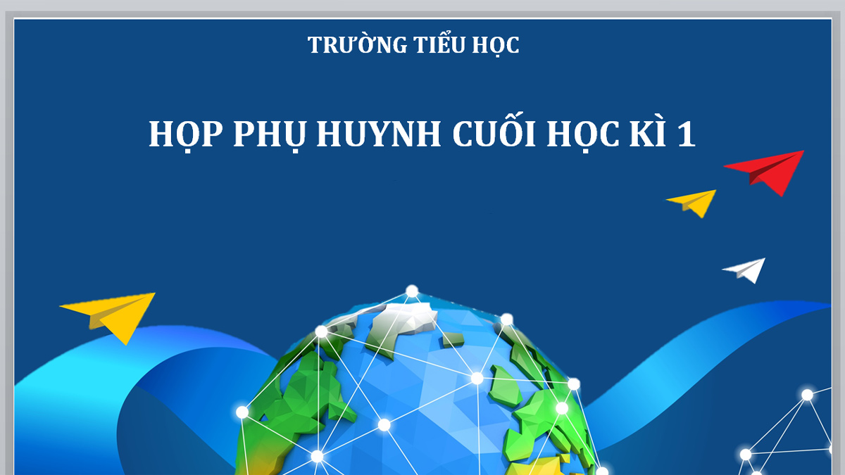 phông nền, background họp phụ huynh cuối năm hiện đại