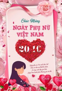 Tải 15+ mẫu poster 20/10 đẹp, chuẩn file AI, PSD, EPS, CDR