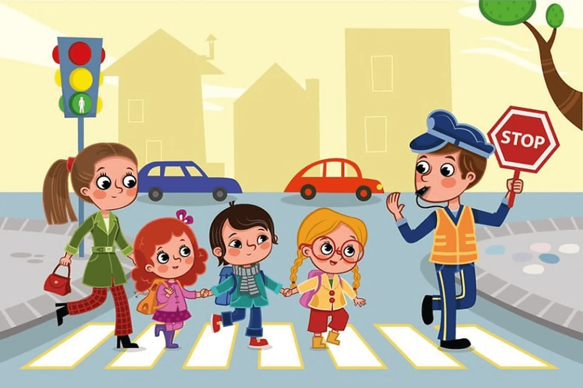 Poster tuyên truyền an toàn giao thông khi tham gia đường bộ