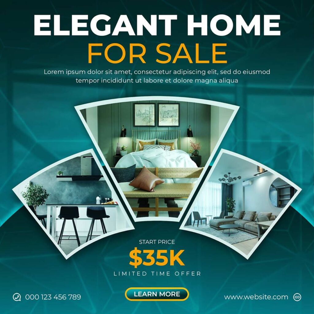 Poster bất động sản giá hấp dẫn