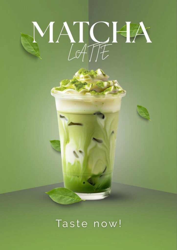Poster quảng cáo đồ uống sang trọng
