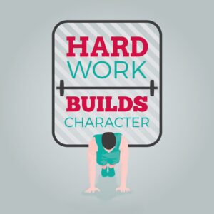 Poster tập luyện chăm chỉ