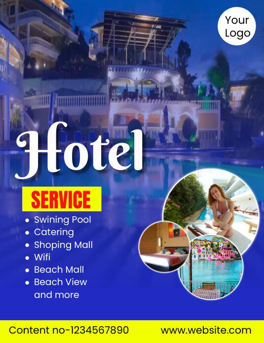 Mẫu poster khách sạn đẹp 10