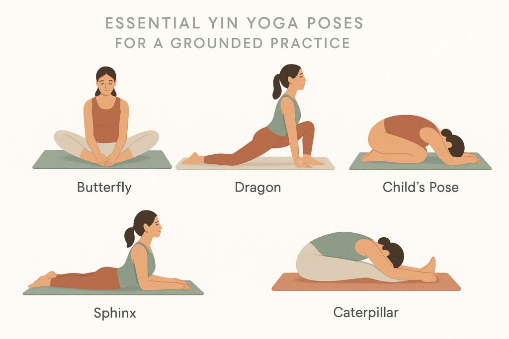 poster các tư thế yoga tại nhà