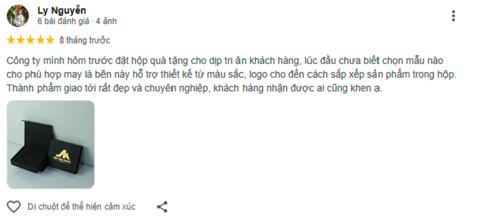 Khách hàng đánh giá xưởng In Viva chuyên nghiệp, hỗ trợ tận tình